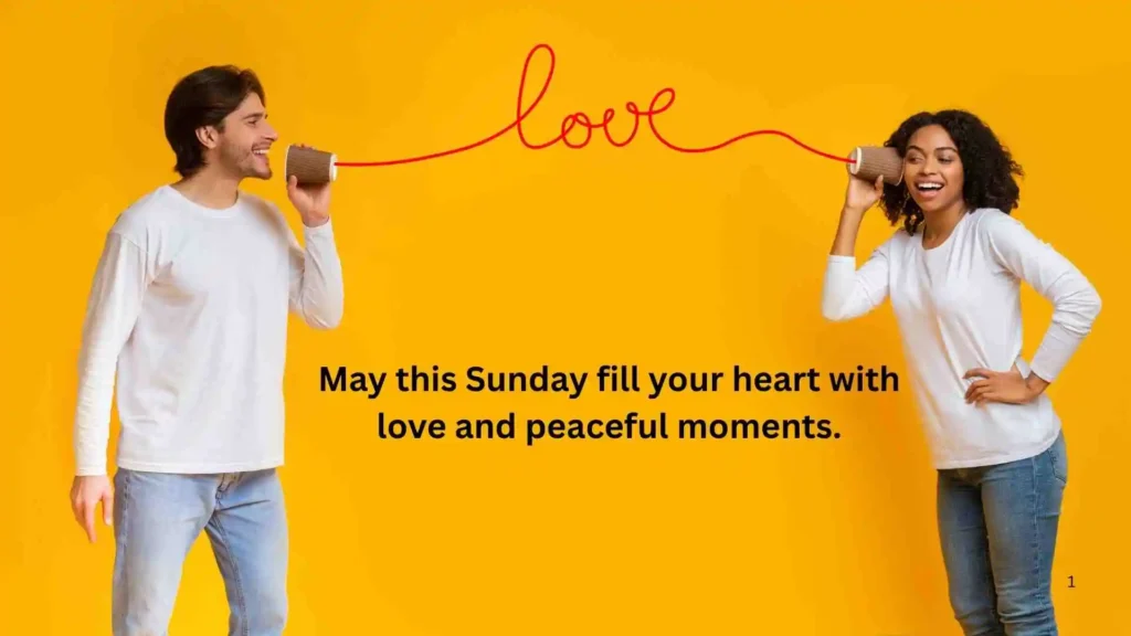 Romantic Sunday Wishes for Love