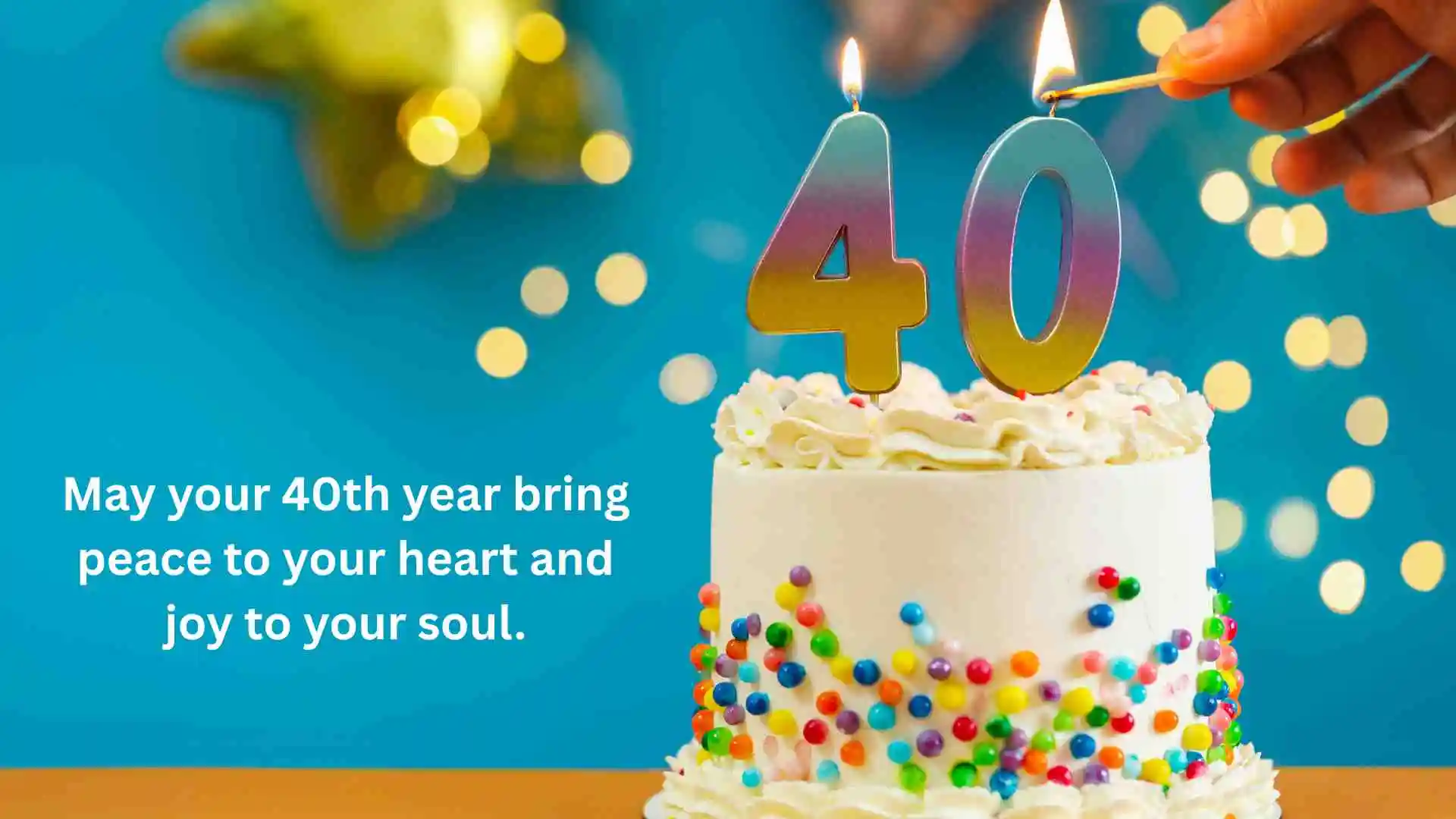 40th birthday messages