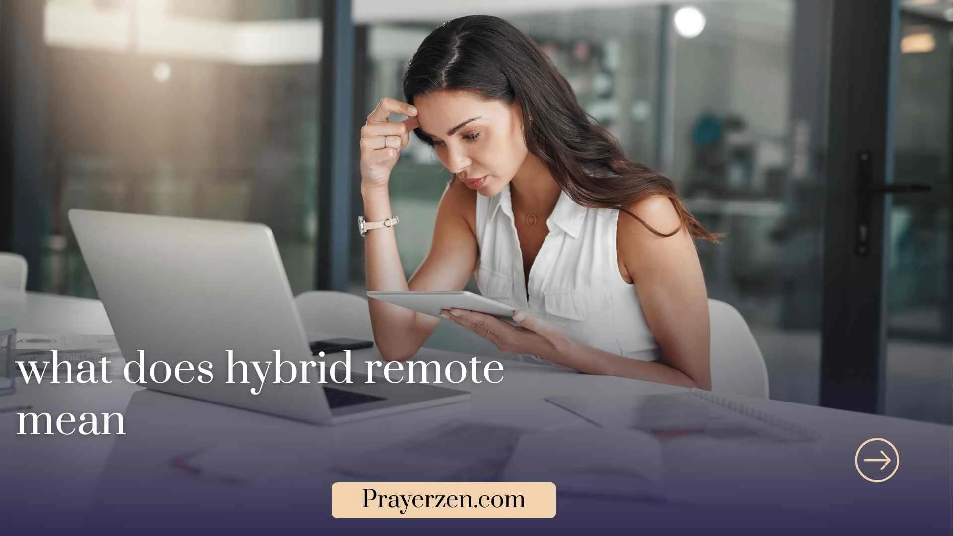 what does hybrid remote mean